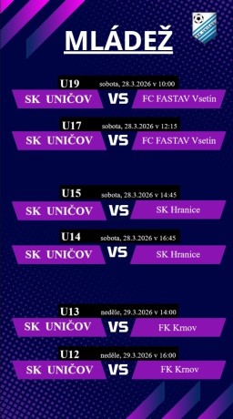 Mládež 28.3. - 29.3.2026