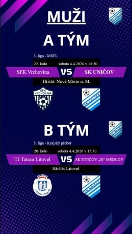 Muži 4.4. - 5.4.2026