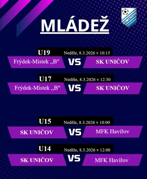 Mládež 7.3. - 8.3.2026