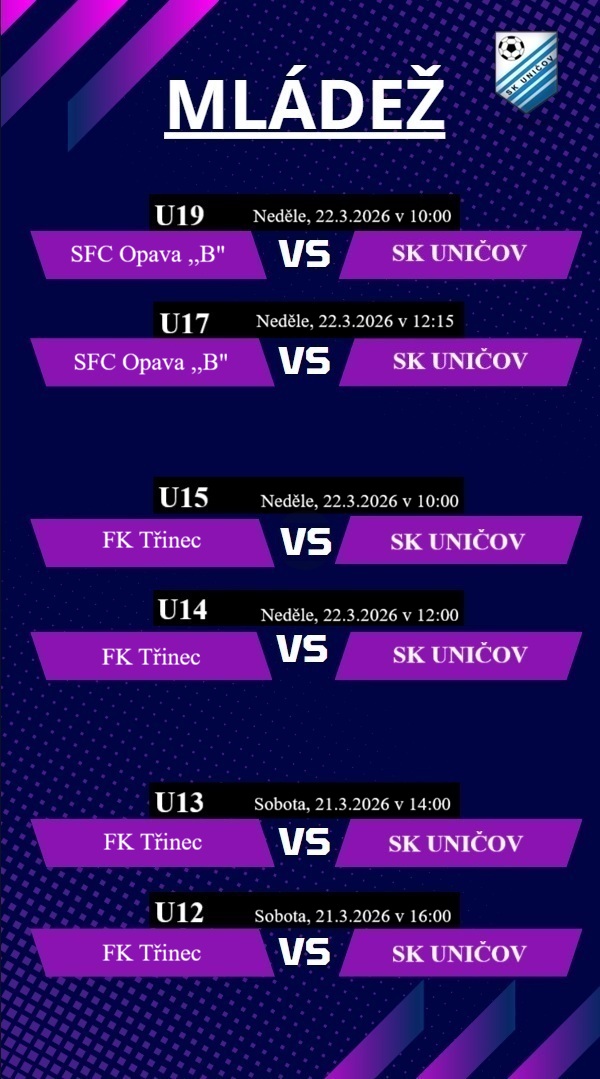 MLÁDEŽ 21.3. - 22.3.2026