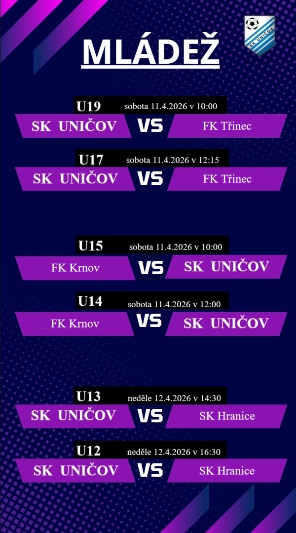 Mládež 11.4. - 12.4.2026