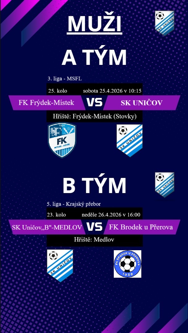 MUŽI 25.4. - 26.4.2026