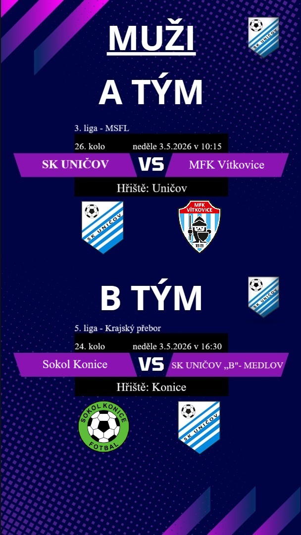 Muži 1.5. - 3.5.2026