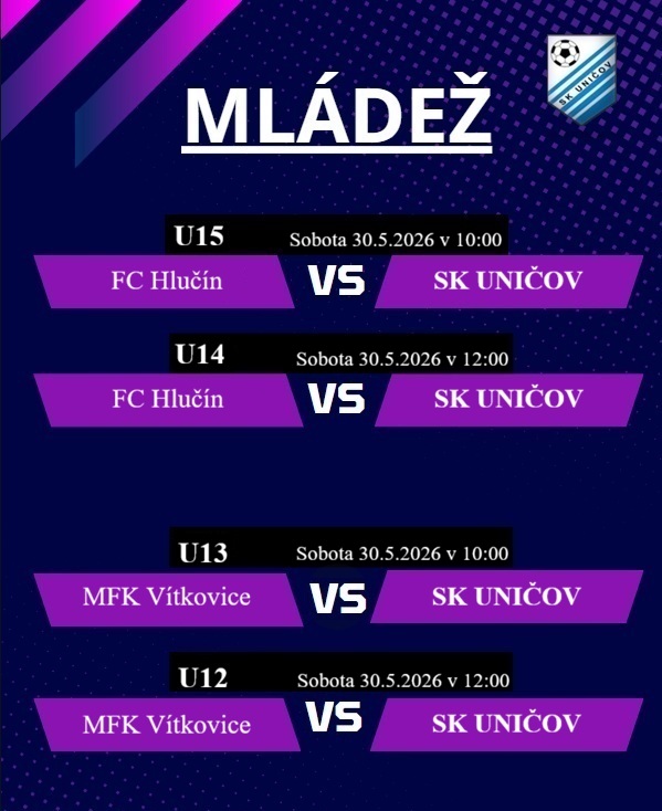 Mládež 30.5. - 31.5.2026