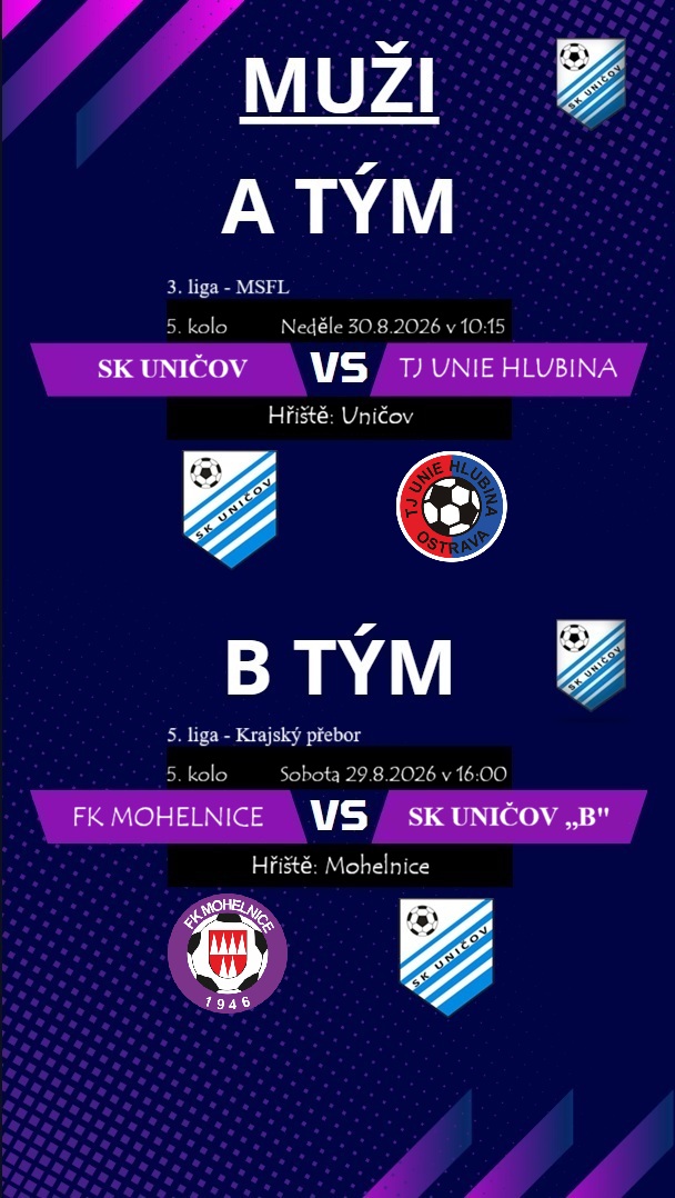 Muži 29.8. - 30.8.2026
